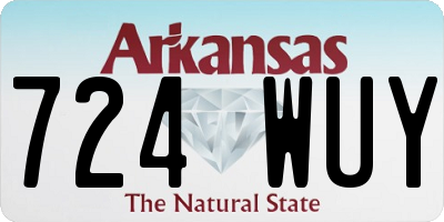 AR license plate 724WUY