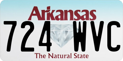 AR license plate 724WVC