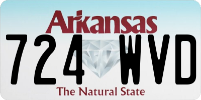 AR license plate 724WVD