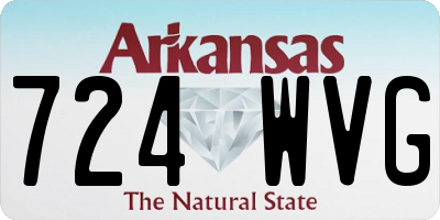 AR license plate 724WVG