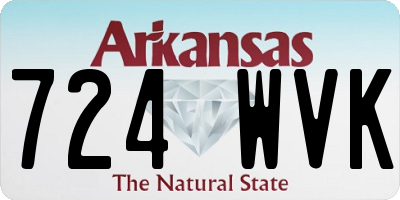AR license plate 724WVK