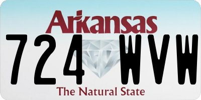 AR license plate 724WVW
