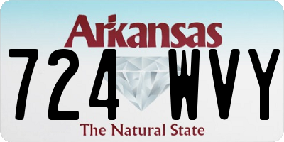 AR license plate 724WVY