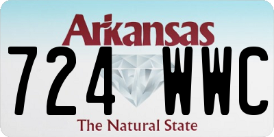 AR license plate 724WWC