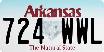 AR license plate 724WWL