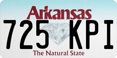 AR license plate 725KPI