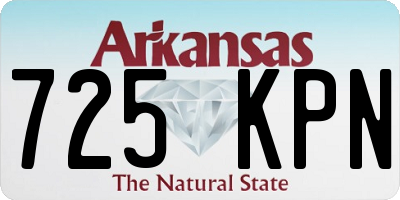 AR license plate 725KPN