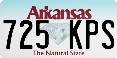 AR license plate 725KPS