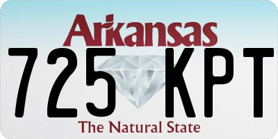 AR license plate 725KPT