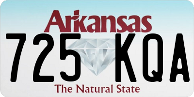 AR license plate 725KQA