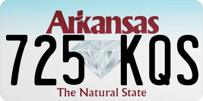 AR license plate 725KQS