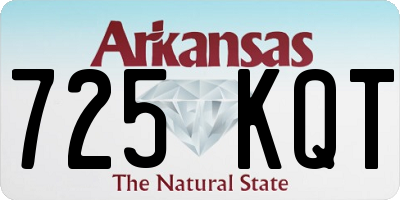 AR license plate 725KQT