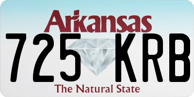 AR license plate 725KRB
