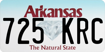AR license plate 725KRC