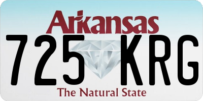 AR license plate 725KRG