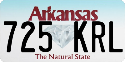 AR license plate 725KRL