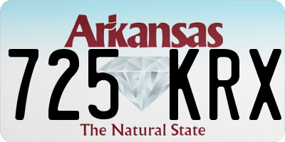 AR license plate 725KRX