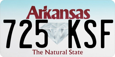 AR license plate 725KSF