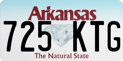 AR license plate 725KTG