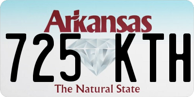 AR license plate 725KTH