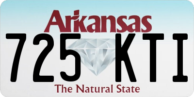 AR license plate 725KTI