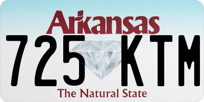 AR license plate 725KTM