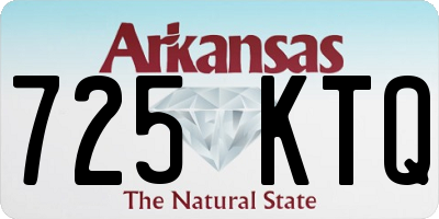 AR license plate 725KTQ