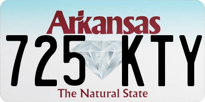 AR license plate 725KTY