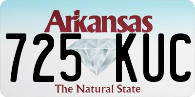 AR license plate 725KUC