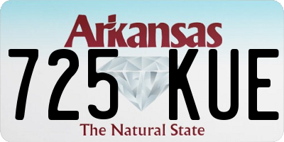 AR license plate 725KUE