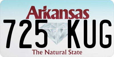 AR license plate 725KUG