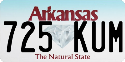 AR license plate 725KUM