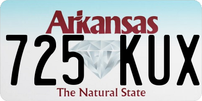 AR license plate 725KUX