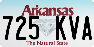 AR license plate 725KVA