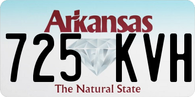 AR license plate 725KVH