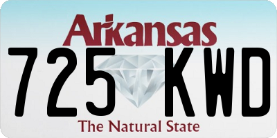 AR license plate 725KWD