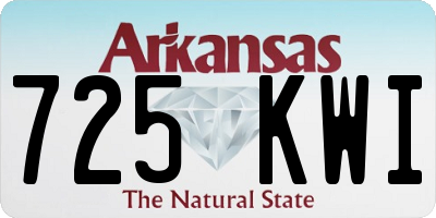 AR license plate 725KWI