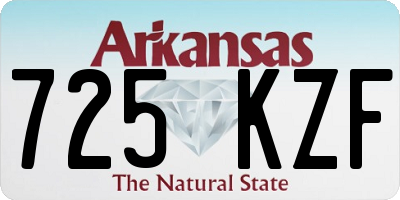 AR license plate 725KZF
