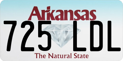AR license plate 725LDL
