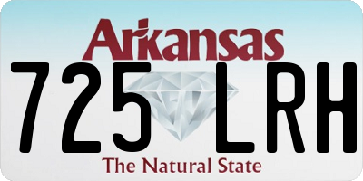 AR license plate 725LRH