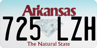 AR license plate 725LZH
