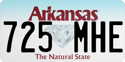 AR license plate 725MHE