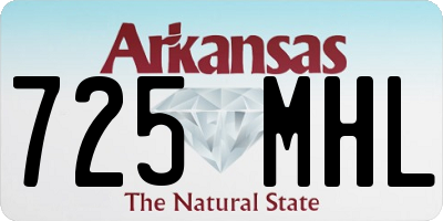 AR license plate 725MHL