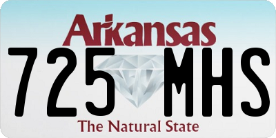 AR license plate 725MHS