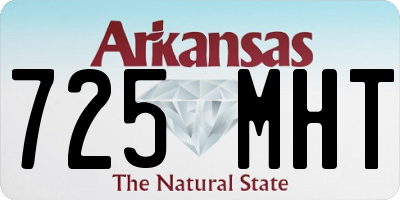 AR license plate 725MHT