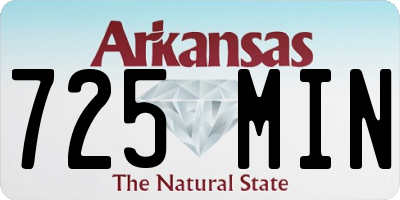 AR license plate 725MIN