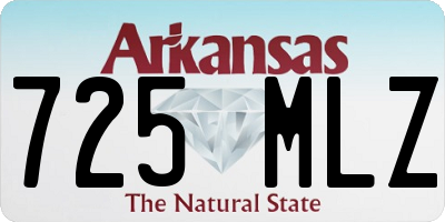 AR license plate 725MLZ