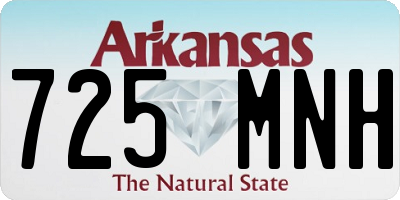 AR license plate 725MNH