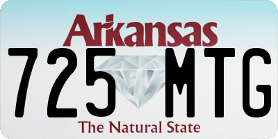 AR license plate 725MTG