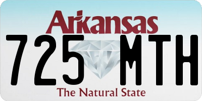AR license plate 725MTH